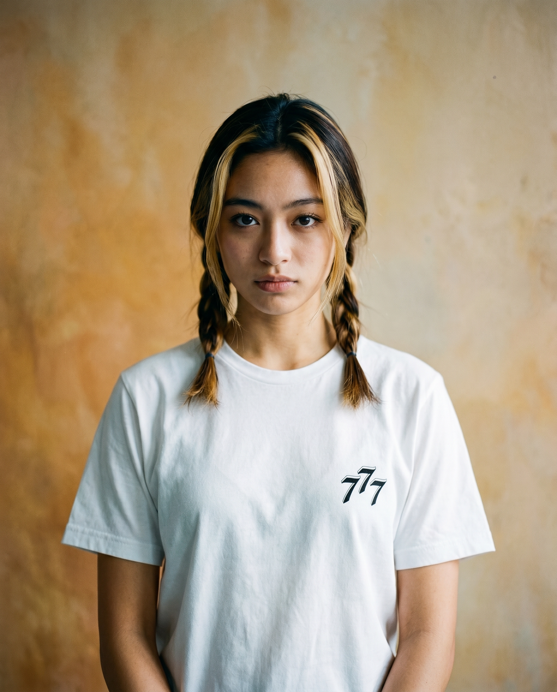 777 Men’s cotton crew neck t-shirt