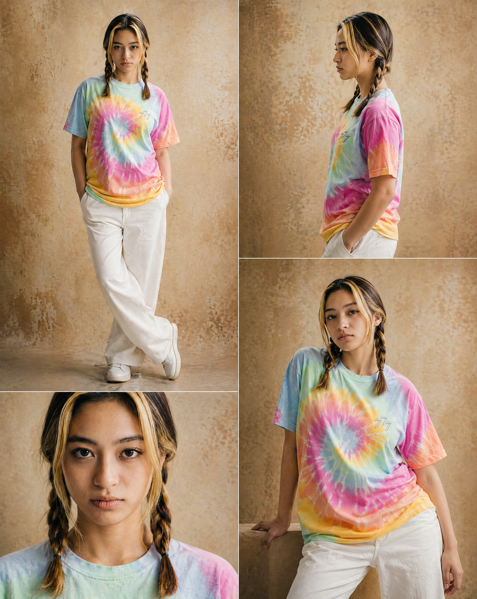 Oversized tie-dye t-shirt