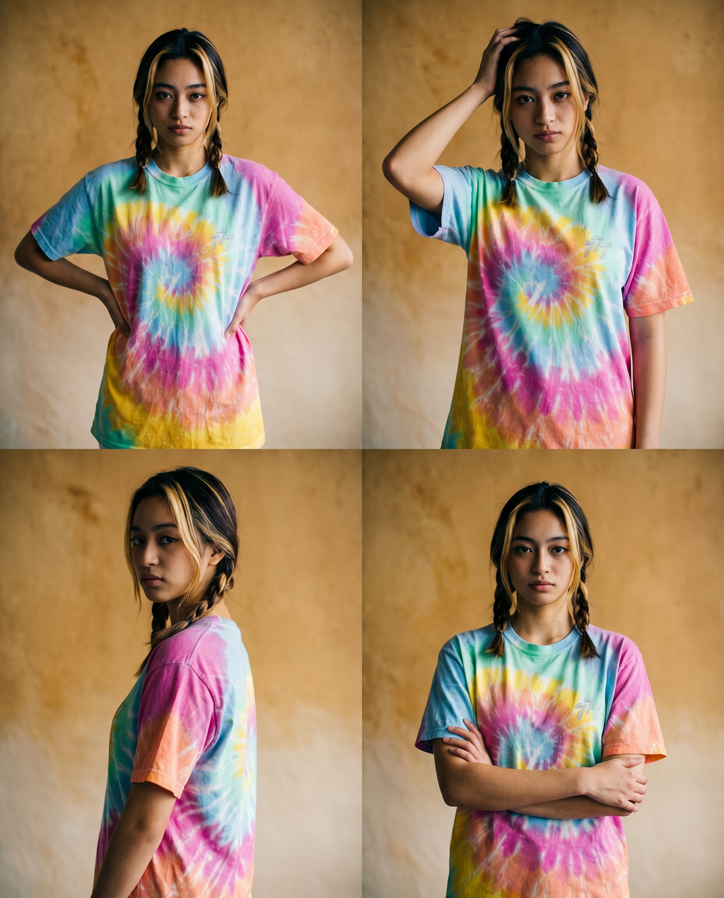Oversized tie-dye t-shirt